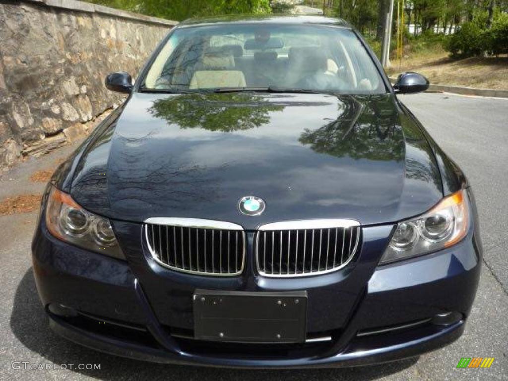 2006 3 Series 330i Sedan - Monaco Blue Metallic / Beige photo #3