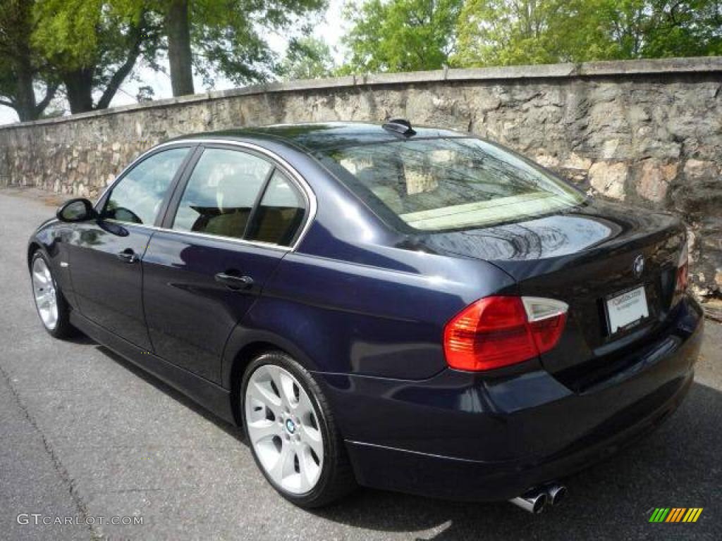 2006 3 Series 330i Sedan - Monaco Blue Metallic / Beige photo #18