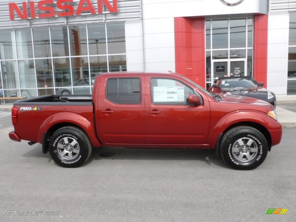 Cayenne Red 2013 Nissan Frontier Pro-4X Crew Cab 4x4 Exterior Photo #79328470