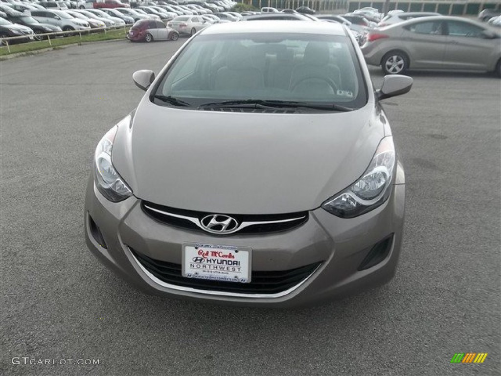2012 Elantra GLS - Desert Bronze / Beige photo #1