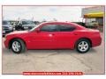 2010 Inferno Red Crystal Pearl Dodge Charger SXT  photo #3