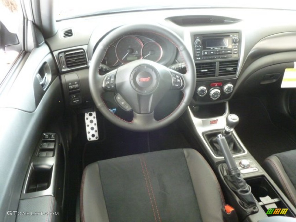 2013 Subaru Impreza WRX STi 5 Door Black Dashboard Photo #79331650