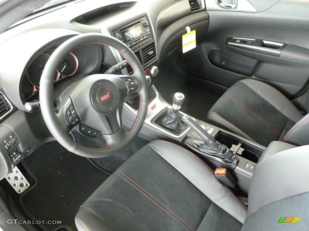 Black Interior 2013 Subaru Impreza WRX STi 5 Door Photo #79331687