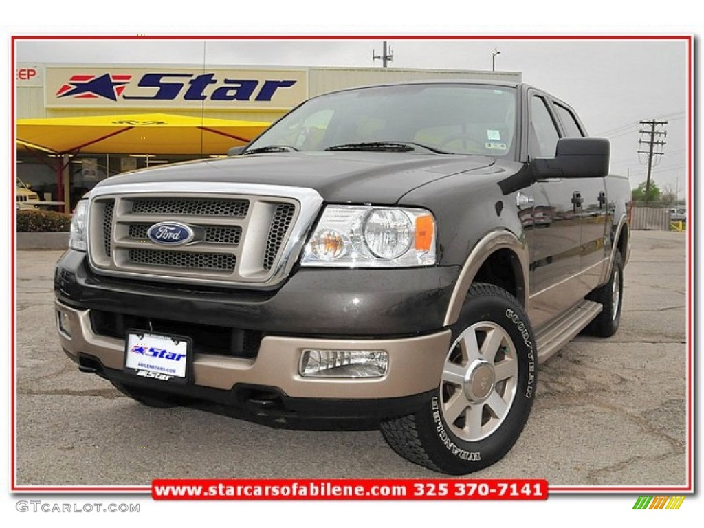 2005 F150 King Ranch SuperCrew 4x4 - Dark Stone Metallic / Castano Brown Leather photo #1