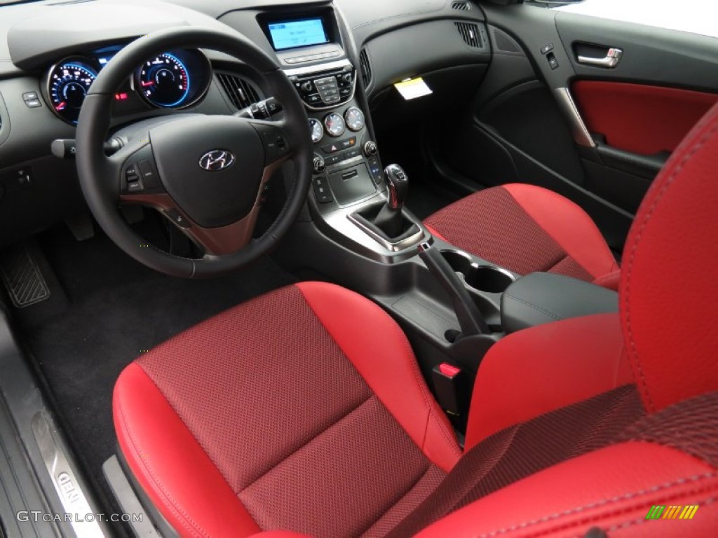 calculate screw Artist Red Leather/Red Cloth Interior 2013 Hyundai Genesis Coupe 2.0T R-Spec Photo  #79331890 | GTCarLot.com