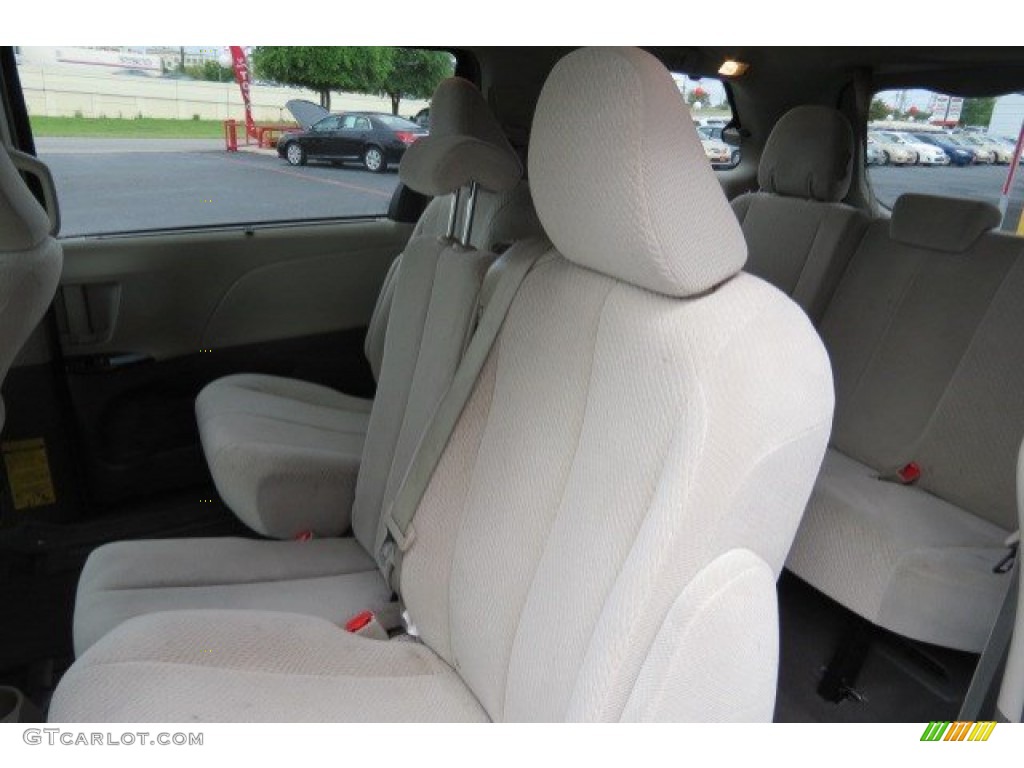 2011 Sienna LE - Cypress Green Pearl / Light Gray photo #12