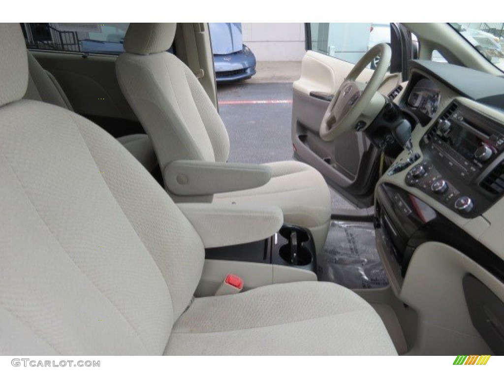 2011 Sienna LE - Cypress Green Pearl / Light Gray photo #13
