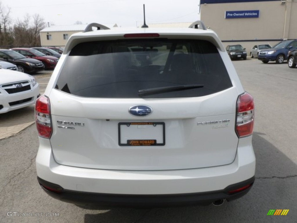 2014 Forester 2.5i Limited - Satin White Pearl / Platinum photo #6