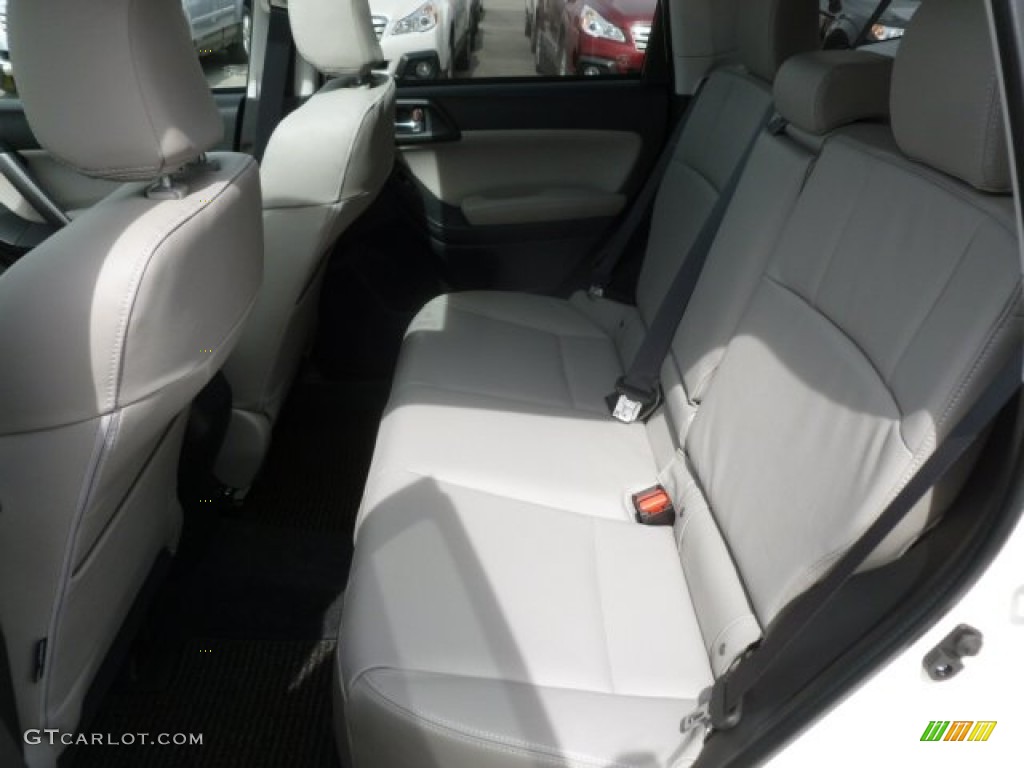 2014 Forester 2.5i Limited - Satin White Pearl / Platinum photo #13