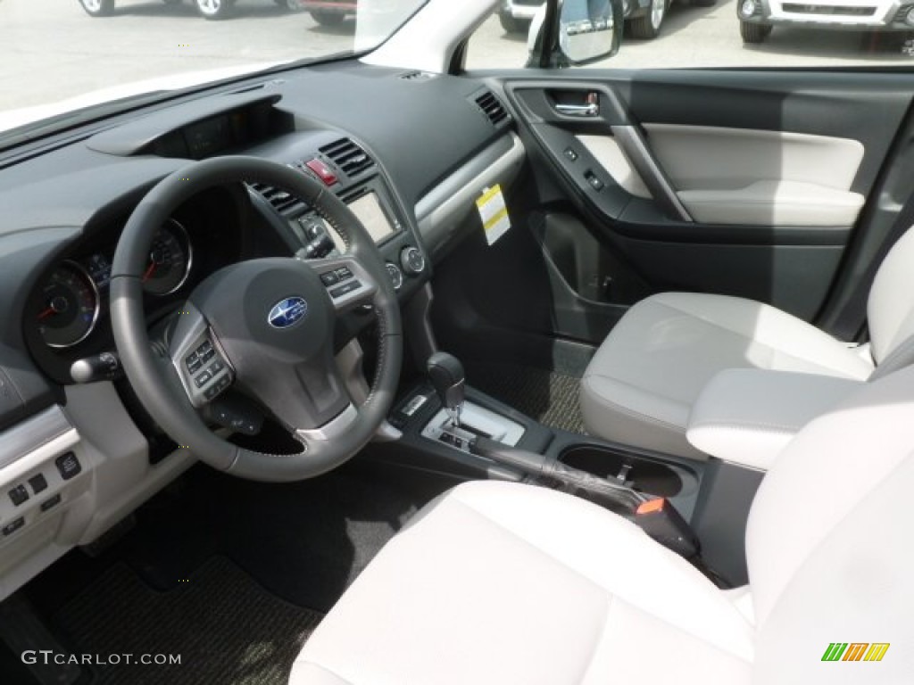 2014 Forester 2.5i Limited - Satin White Pearl / Platinum photo #16