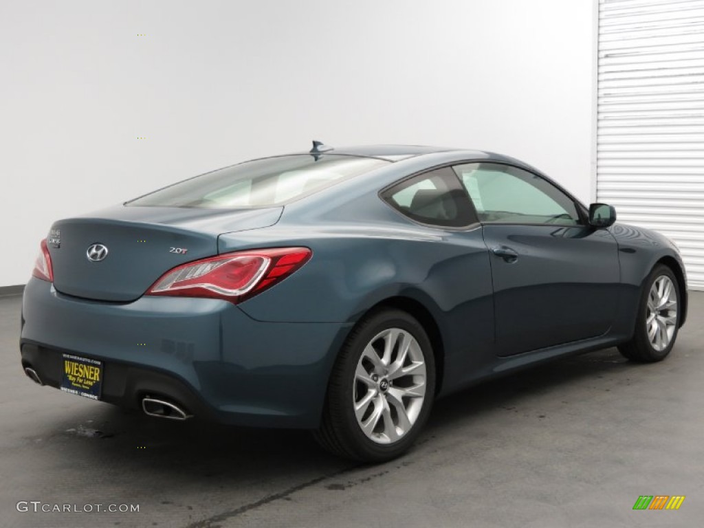 2013 Genesis Coupe 2.0T Premium - Parabolica Blue / Black Cloth photo #2