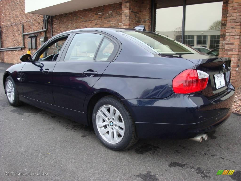 2007 3 Series 328i Sedan - Monaco Blue Metallic / Beige photo #4