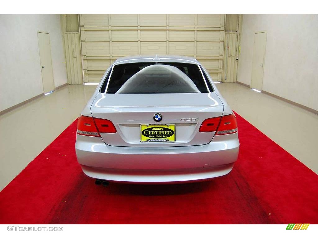 2007 3 Series 328i Coupe - Titanium Silver Metallic / Grey photo #5