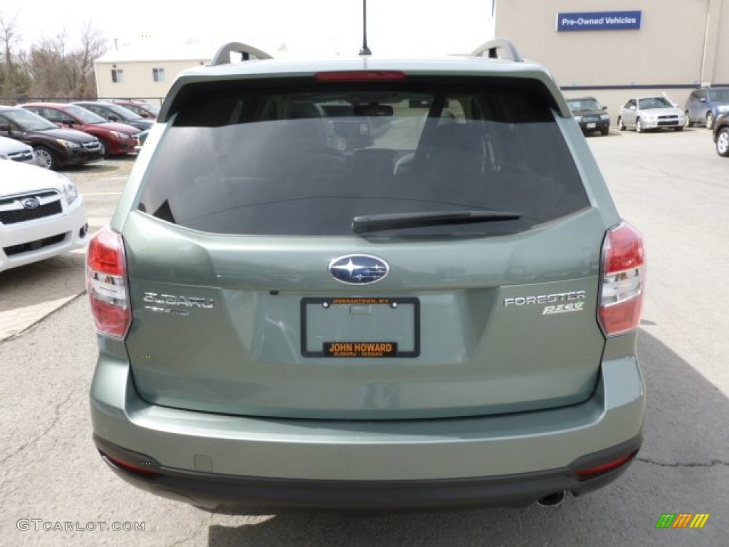 2014 Forester 2.5i Limited - Jasmin Green Metallic / Platinum photo #5