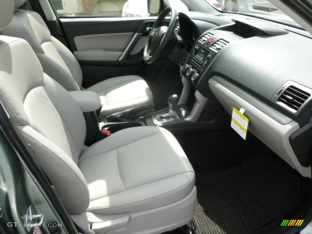 2014 Forester 2.5i Limited - Jasmin Green Metallic / Platinum photo #8