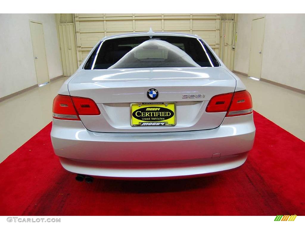 2007 3 Series 328i Coupe - Titanium Silver Metallic / Grey photo #8