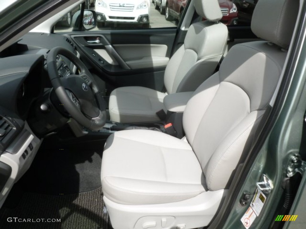 2014 Forester 2.5i Limited - Jasmin Green Metallic / Platinum photo #14