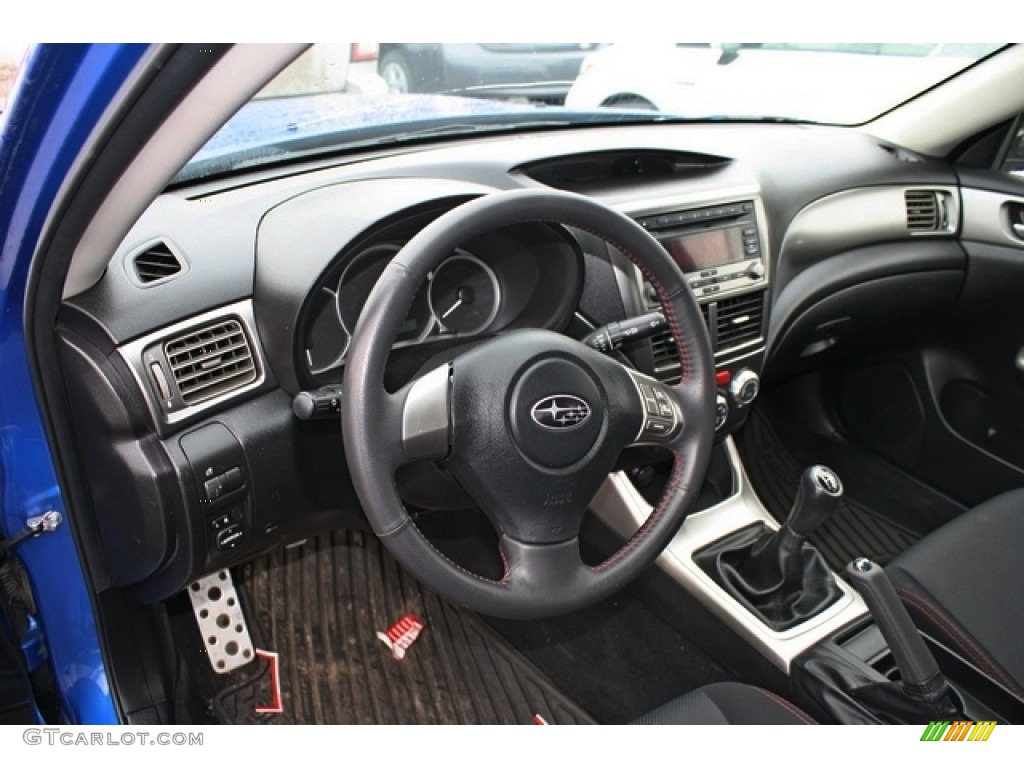 2010 Subaru Impreza WRX Sedan Carbon Black Dashboard Photo #79333684