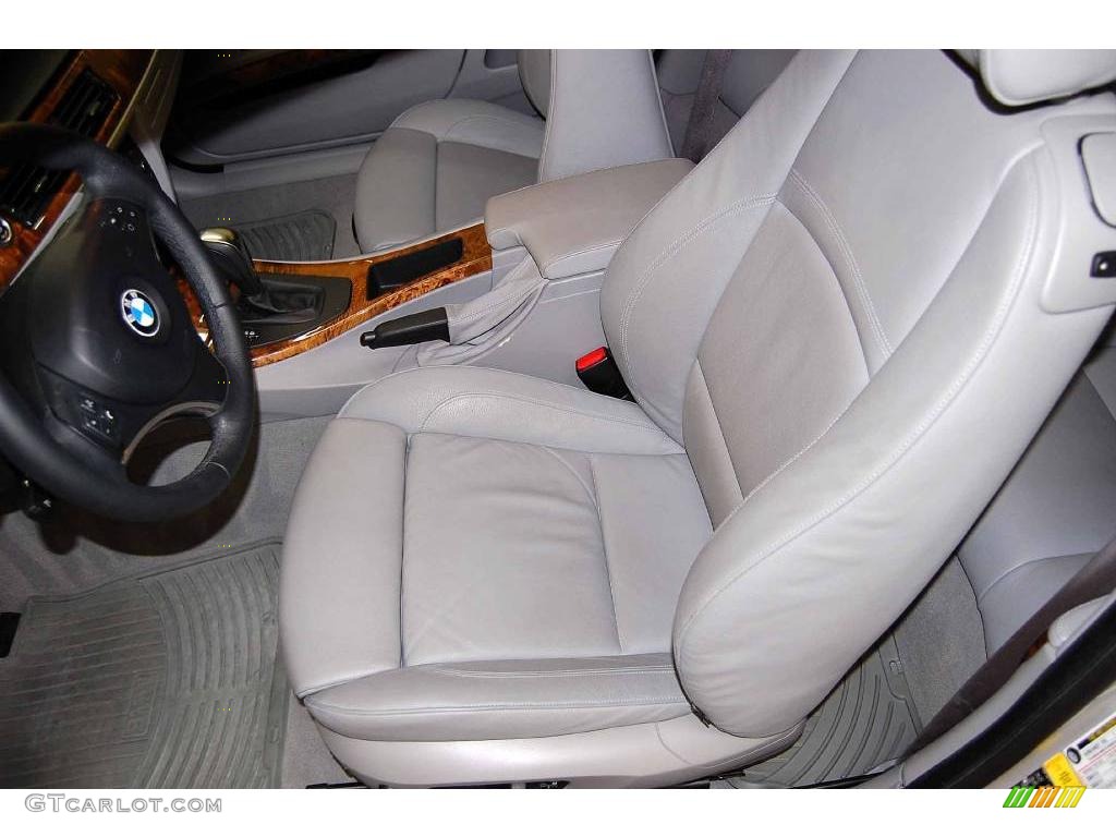 2007 3 Series 328i Coupe - Titanium Silver Metallic / Grey photo #16