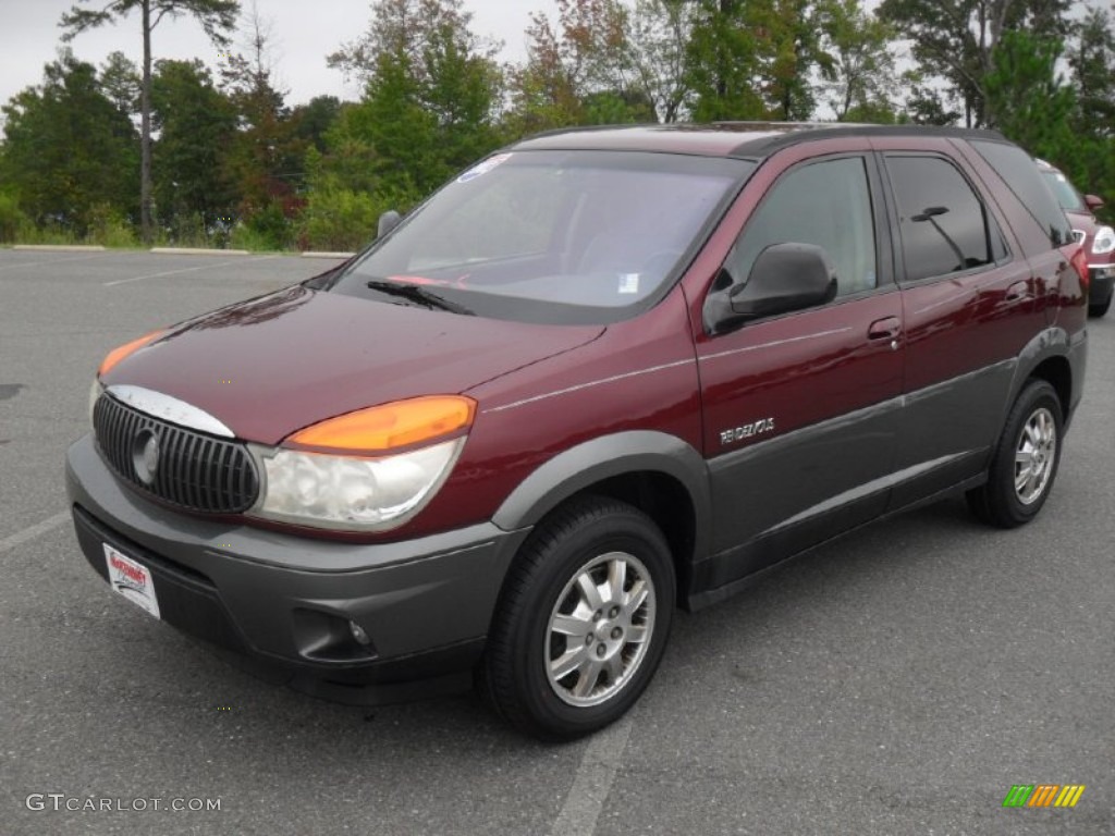 2002 Rendezvous CX - Medium Red / Dark Gray photo #1