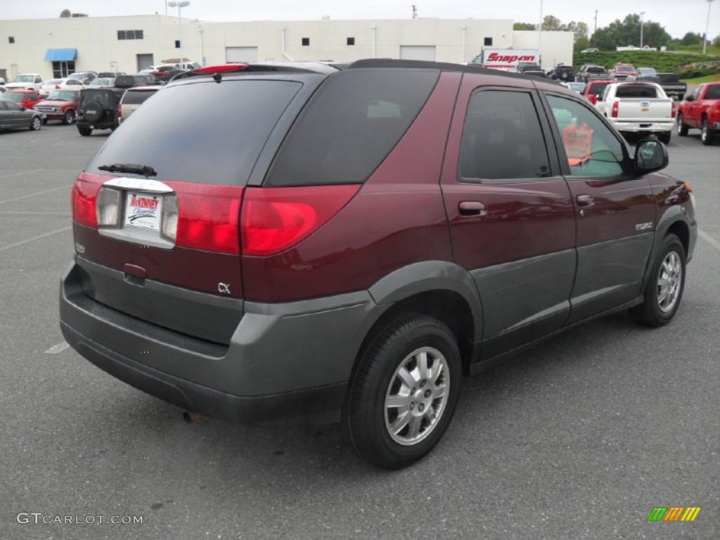 2002 Rendezvous CX - Medium Red / Dark Gray photo #4