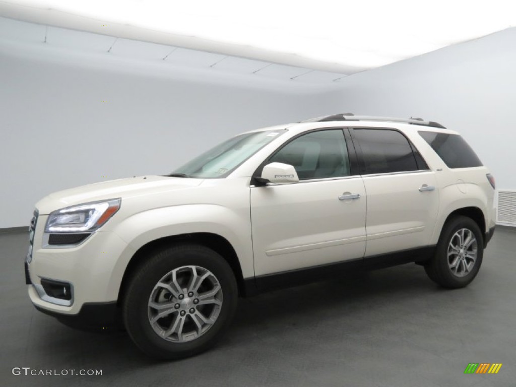 2013 Acadia SLT - White Diamond Tricoat / Light Titanium photo #1