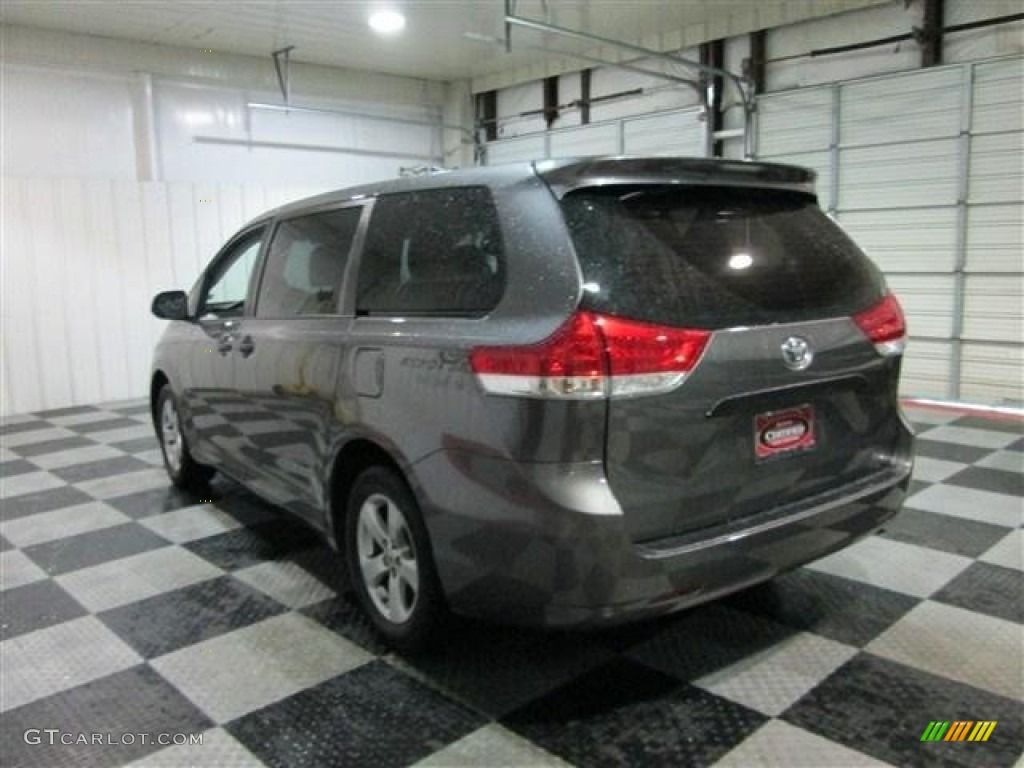 2011 Sienna  - Predawn Gray Mica / Light Gray photo #5