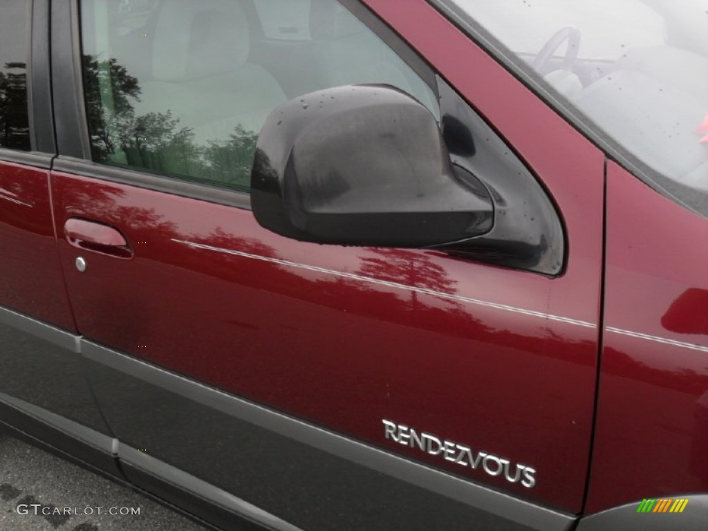 2002 Rendezvous CX - Medium Red / Dark Gray photo #20