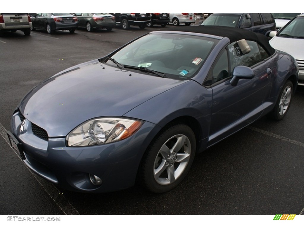 2007 Eclipse Spyder GS - Still Blue Pearl / Medium Gray photo #4