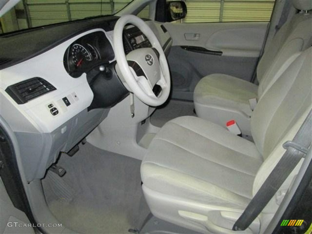 2011 Sienna  - Predawn Gray Mica / Light Gray photo #10