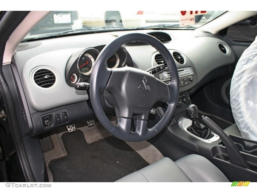 2007 Mitsubishi Eclipse GT Coupe Medium Gray Dashboard Photo #79334680