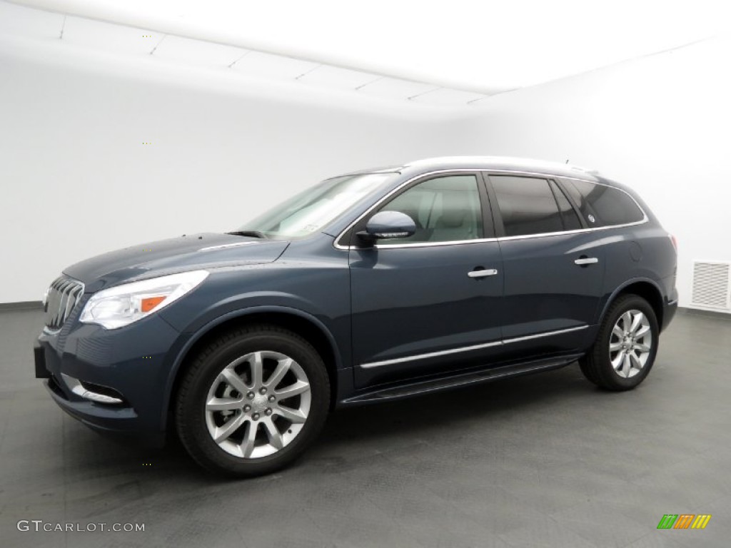 2013 Enclave Premium - Atlantis Blue Metallic / Titanium Leather photo #1