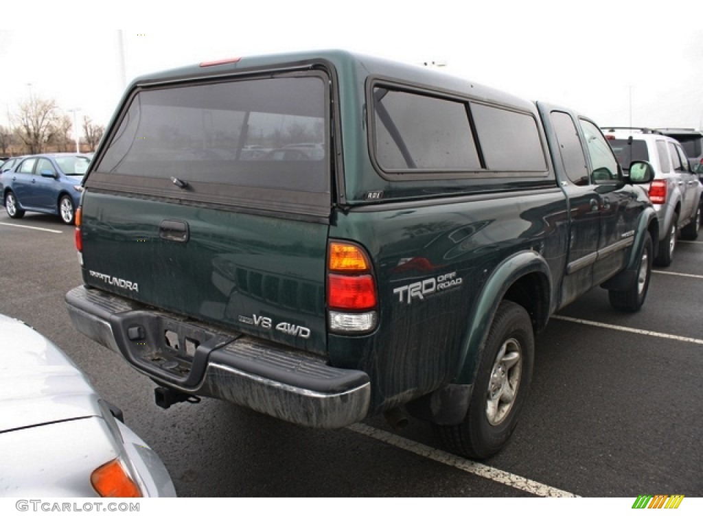2003 Tundra SR5 Access Cab 4x4 - Imperial Jade Green Mica / Light Charcoal photo #2