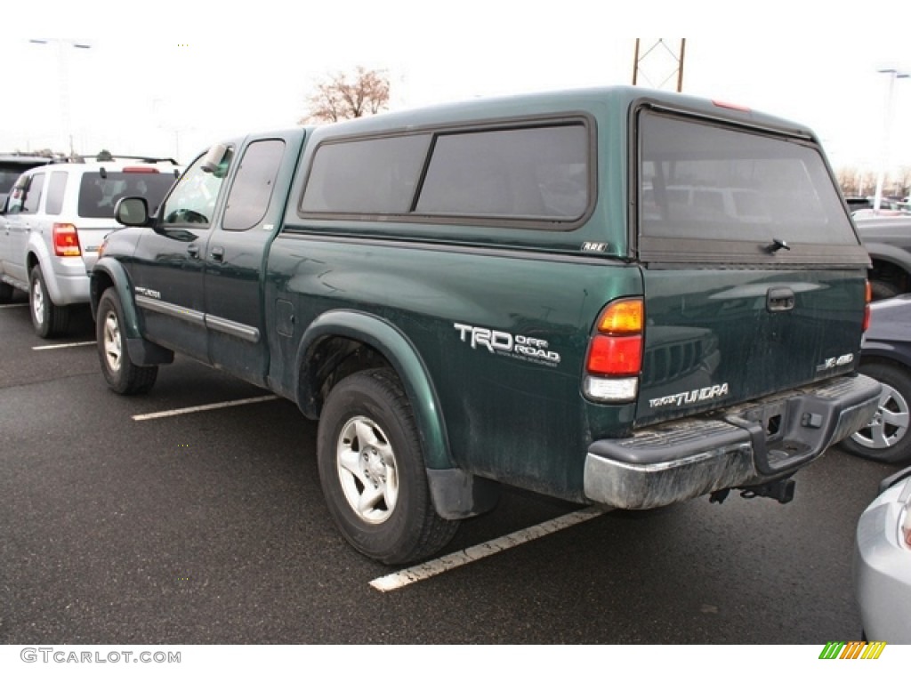 2003 Tundra SR5 Access Cab 4x4 - Imperial Jade Green Mica / Light Charcoal photo #3