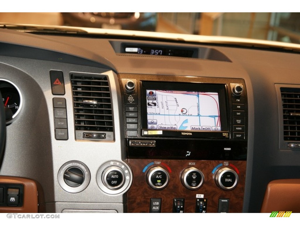 2013 Tundra Platinum CrewMax 4x4 - Super White / Red Rock photo #7