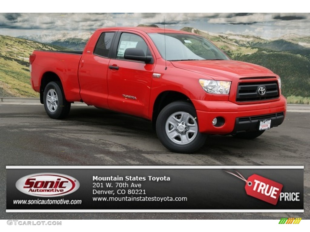 2013 Tundra Double Cab 4x4 - Radiant Red / Graphite photo #1