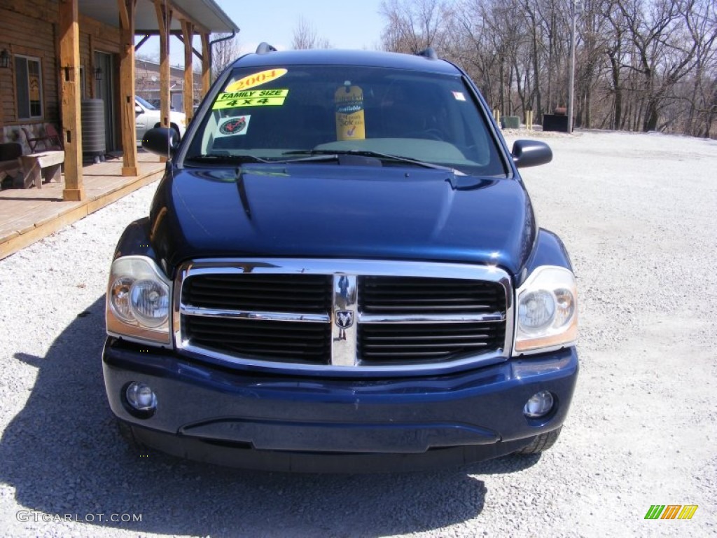 2004 Durango SLT 4x4 - Patriot Blue Pearl / Khaki photo #3