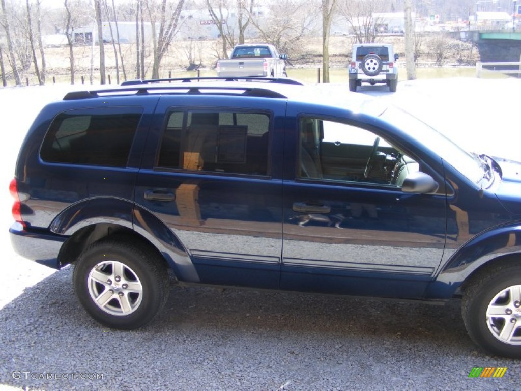 2004 Durango SLT 4x4 - Patriot Blue Pearl / Khaki photo #5