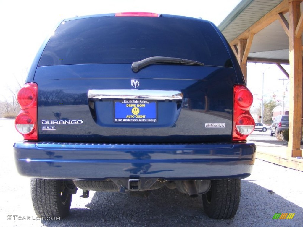 2004 Durango SLT 4x4 - Patriot Blue Pearl / Khaki photo #7