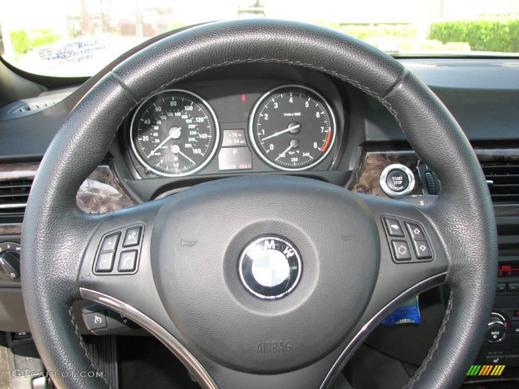 2007 3 Series 335i Convertible - Atlantic Blue Metallic / Black photo #15