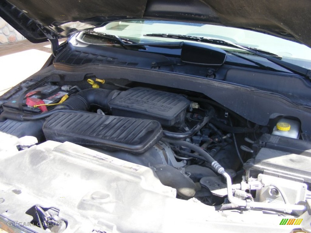 2004 Durango SLT 4x4 - Patriot Blue Pearl / Khaki photo #21