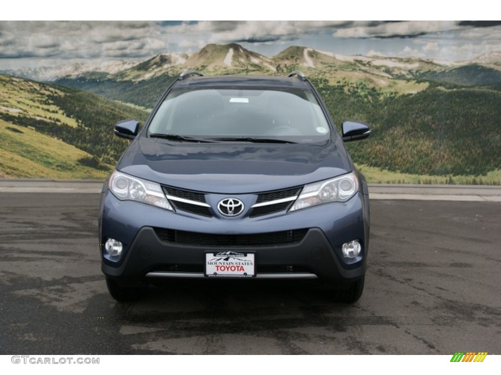 2013 RAV4 XLE AWD - Shoreline Blue Pearl / Black photo #3