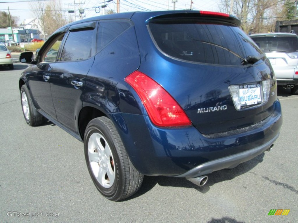 2004 Murano SL - Midnight Blue Pearl / Cafe Latte photo #8