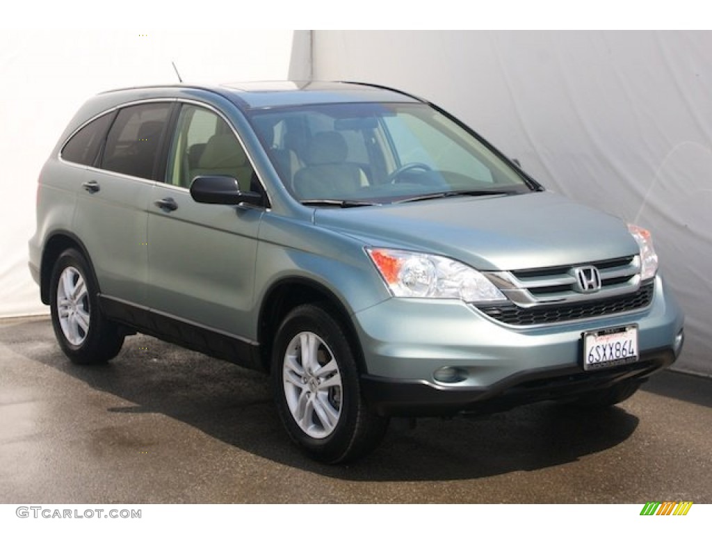 2011 CR-V EX - Opal Sage Metallic / Ivory photo #6