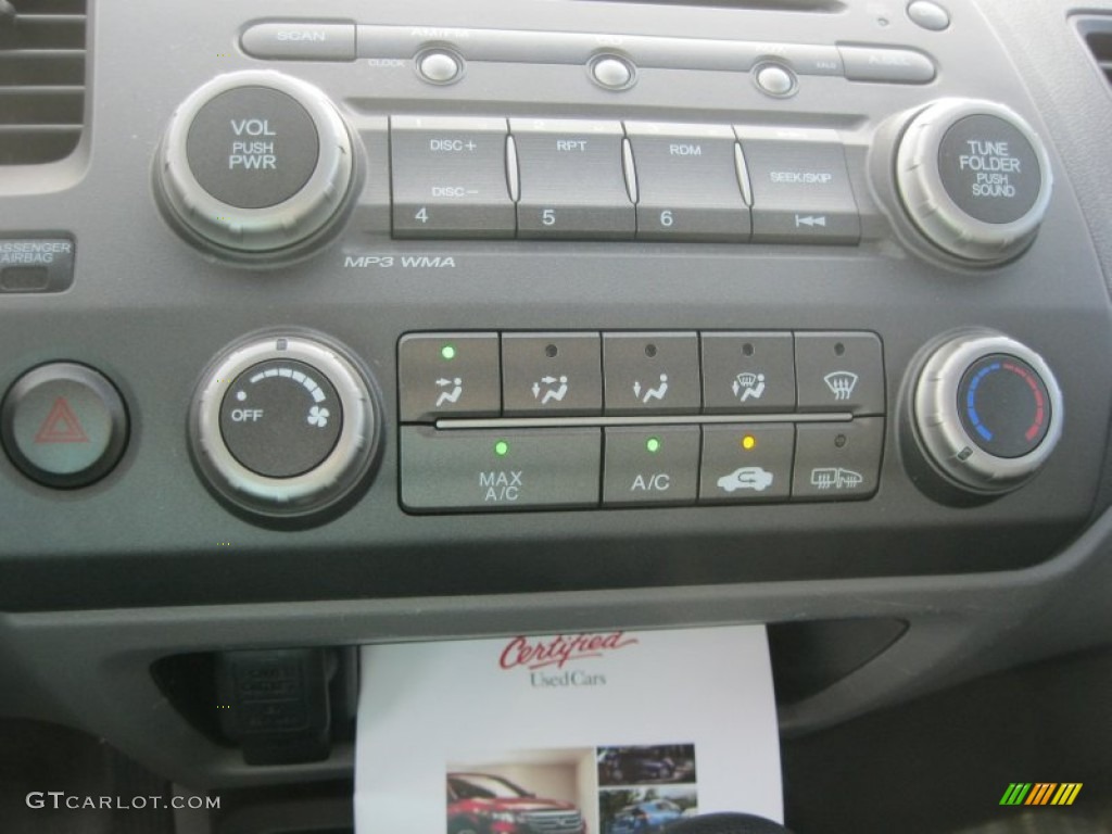 2010 Civic EX-L Sedan - Alabaster Silver Metallic / Gray photo #24