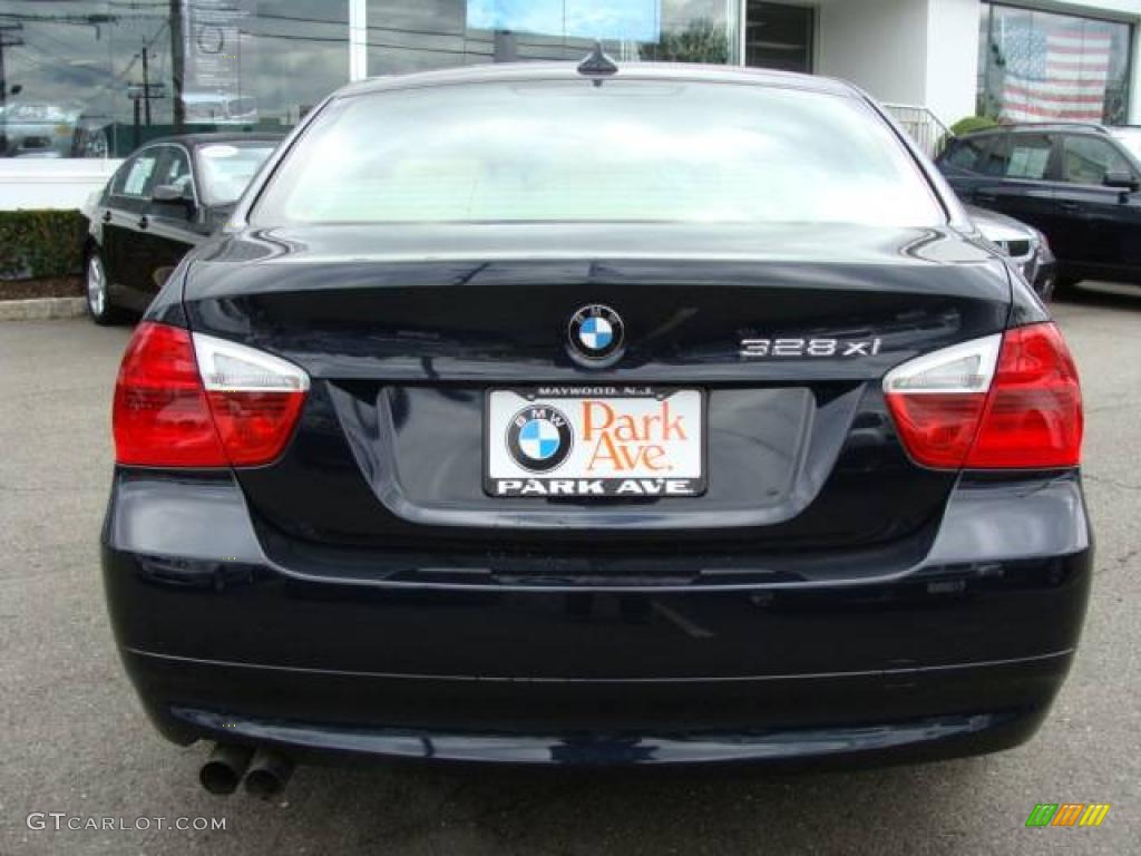 2007 3 Series 328xi Sedan - Monaco Blue Metallic / Beige photo #7