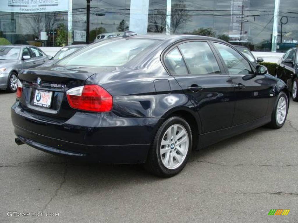 2007 3 Series 328xi Sedan - Monaco Blue Metallic / Beige photo #8