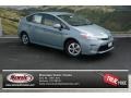 2013 Sea Glass Pearl Toyota Prius Three Hybrid  photo #1