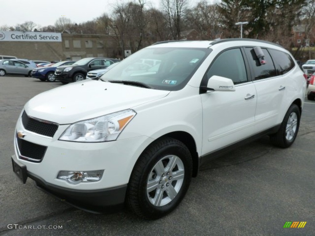 2012 Traverse LT AWD - White / Ebony photo #3