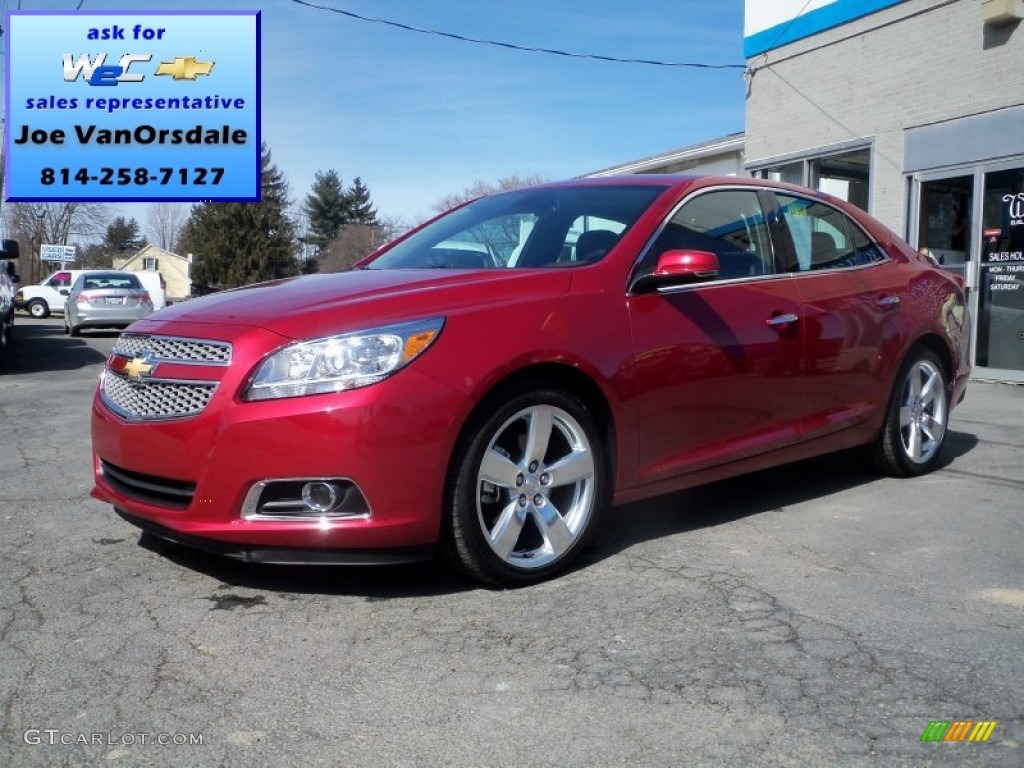 Crystal Red Tintcoat Chevrolet Malibu